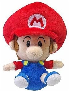 Nintendo Super Mario Brothers, Baby Mario, Plüschfigur, 13cm von NBG