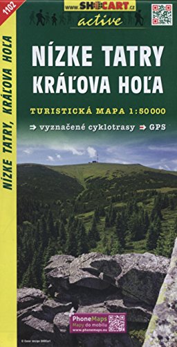 Nízké Tatry, Kráľova Hoľa / Niedere Tatra, Königsberg (Wander - Radkarte 1:50.000) (SHOCart Wander - Radkarte 1:50.000 Slowakei, Band 1102) von SHOCart
