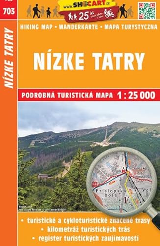 Nízke Tatry / Niedere Tatra (Wander - Radkarte 1:25.000) (SHOCart Wander - Radkarte 1:25.000 Slowakei, Band 703) von SHOCart
