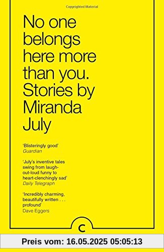 No One Belongs Here More Than You: Stories (Canons)