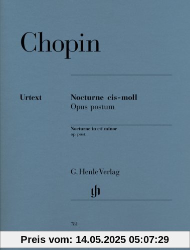 Nocturne cis-moll KK IVa, 16; Klavier zu zwei Händen