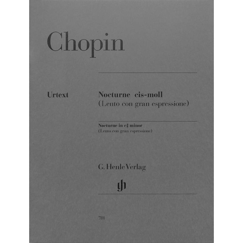Nocturne cis-moll op posth Nocturne cis-moll op posth