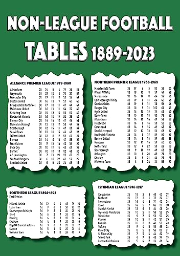 Non-League Football Tables 1889-2023 von Soccer Books Ltd