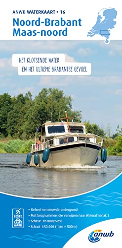 16 Noord-Brabant/Maas-Noord: Waterkaarten (ANWB waterkaart, 16)
