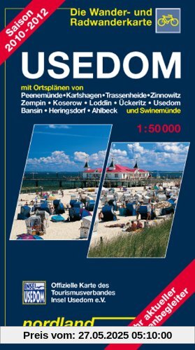 Nordland Karten, Usedom: Mit Ortsplänen von Peenemünde, Karlshagen, Trassenheide, Zinnowitz, Zempin, Koserow, Loddin, Ückeritz, Usedom, Bansin, Heringsdorf, Ahlbeck und Swinemünde Nordland Karten, Usedom: Mit Ortsplänen von Peenemünde, Karlshagen, Trassenheide, Zinnowitz, Zempin, Koserow, Loddin, Ückeritz, Usedom, Bansin, Heringsdorf, Ahlbeck und Swinemünde