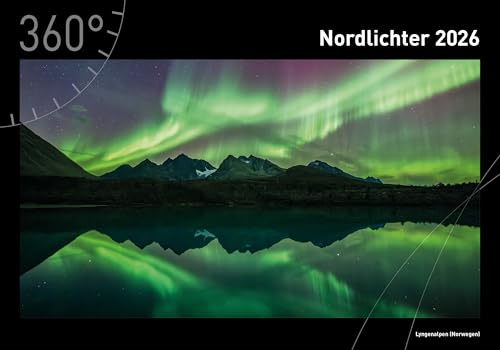 Nordlichter Premiumkalender 2026 (360° Premiumkalender 2026: Format 50 x 35 cm) von 360° medien