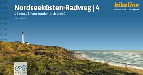 Nordseeküsten-Radweg 4: Dänemark - Von Tønder nach Grenâ, 1:75.000, 820 km, GPS-Tracks Download, LiveUpdate (Bikeline Radtourenbücher) von Esterbauer GmbH