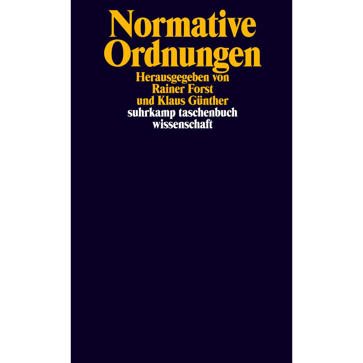 Normative Ordnungen von Suhrkamp Verlag AG