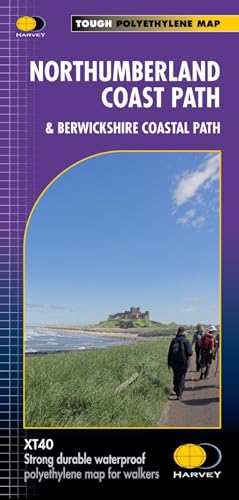 Northumberland Coast Path: & Berwickshire Coastal Path (XT40 Trail map)
