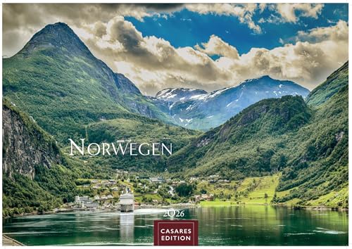 Norwegen 2026 L 35x50cm von CASARES EDITION