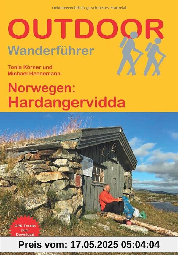 Norwegen Hardangervidda (Outdoor Wanderführer)