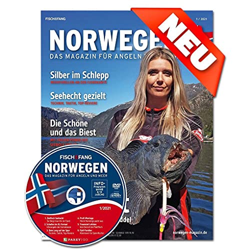 Norwegen-Magazin 1/21 + DVD: Das Magazin für Angeln und Meer (Norwegen Magazin: Das Magazin für Angeln und Meer)