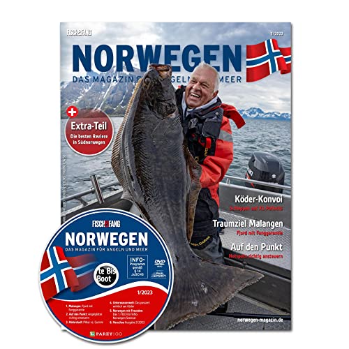 Norwegen Magazin Nr. 1/23 + DVD (Norwegen Magazin: Das Magazin für Angeln und Meer) von Parey, P