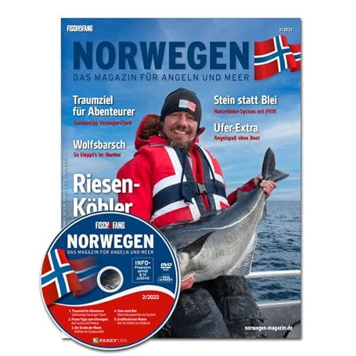 Norwegen-Magazin Nr. 2/22 + DVD (Norwegen Magazin: Das Magazin für Angeln und Meer)