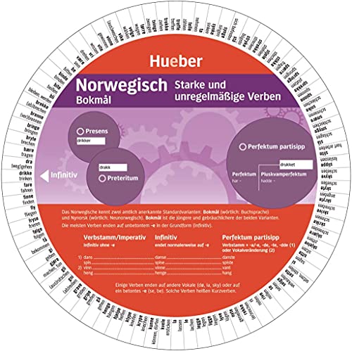 Norwegisch – Starke und unregelmäßige Verben: Wheel – Norwegisch – Starke und unregelmäßige Verben Norwegisch – Starke und unregelmäßige Verben: Wheel – Norwegisch – Starke und unregelmäßige Verben
