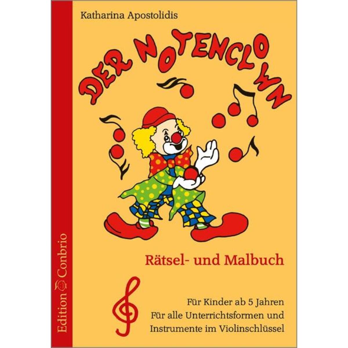Notenclown - Violinschlüssel von Edition Conbrio