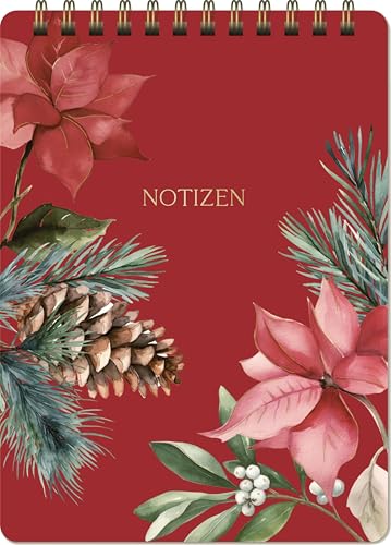 Notizblock midi Weihnachten: Notizblock mit Spiralbindung 11,7 x 16 cm, punktkariert, Goldveredelung, 80 Blatt, To-dos - SchreibLiebe Notizblock midi Weihnachten: Notizblock mit Spiralbindung 11,7 x 16 cm, punktkariert, Goldveredelung, 80 Blatt, To-dos - SchreibLiebe von Korsch Verlag