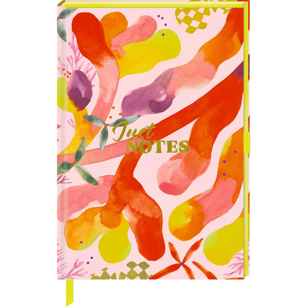 Notizbuch DIN A5 - Just Notes (CORAL) von Coppenrath