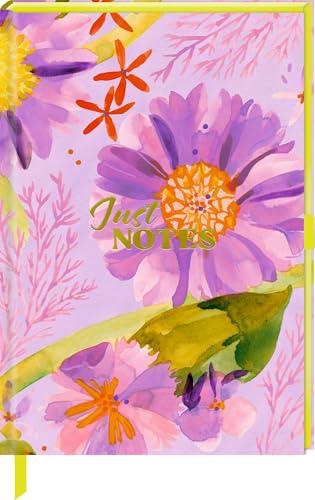 Notizbuch DIN A5 – Just Notes (PURPLE): Liniert: Notizbuch | A5 | Liniert | 176 S. | hochwertige Ausstattung | Farbschnitt | Für die Uni, Arbeit, oder Zuhause von Coppenrath Verlag GmbH & Co. KG