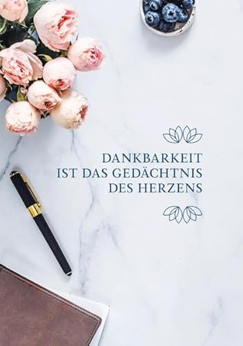 Notizbuch "Dankbarkeit ist das Gedächtnis des Herzens" (Grace & Hope)