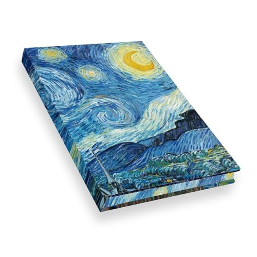 Notizbuch Echtleinen Van Gogh Die Sternennacht: mit hochwertigem, unliniertem Zeichenpapier, Leinenbindung und Motiv-Farbschnitt (Notizbücher für Kunstliebhaber, Band 2) Notizbuch Echtleinen Van Gogh Die Sternennacht: mit hochwertigem, unliniertem Zeichenpapier, Leinenbindung und Motiv-Farbschnitt (Notizbücher für Kunstliebhaber, Band 2) von Prestel Verlag