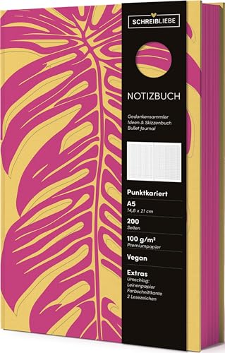 Notizbuch Ibiza: Notizbuch A5, Bullet Journal mit Goldveredelung, punktkariert, Farbschnittkante, 2 Lesebändchen, vegan, To-doŽs, 200 Seiten - SchreibLiebe Notizbuch Ibiza: Notizbuch A5, Bullet Journal mit Goldveredelung, punktkariert, Farbschnittkante, 2 Lesebändchen, vegan, To-doŽs, 200 Seiten - SchreibLiebe von Korsch Verlag
