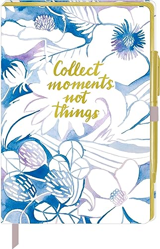 Notizbuch mit Kugelschreiber: All about blue