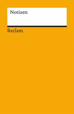 Notizen (orange) von Reclam, Ditzingen