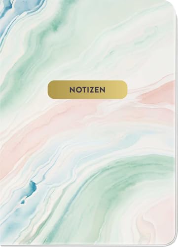 Notizheft Blumenglück Pastell: Notizbuch, DIN A6, 48 Seiten, Punkteraster, flexibler Einband, edles Gold- und Strukturfinish. Perfekt als Bullet Journal, Tagebuch, Schulheft Notizheft Blumenglück Pastell: Notizbuch, DIN A6, 48 Seiten, Punkteraster, flexibler Einband, edles Gold- und Strukturfinish. Perfekt als Bullet Journal, Tagebuch, Schulheft von Groh