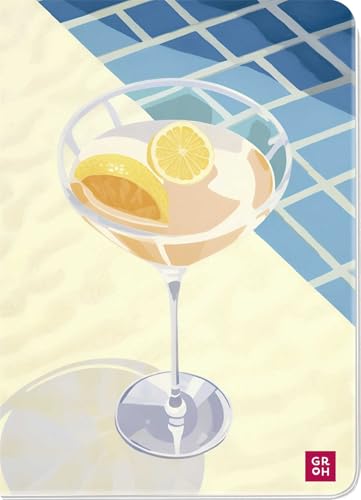 Notizheft Sonne Cocktail: Notizbuch im DIN A6-Format mit 48 Seiten, Punkteraster und einem flexiblen Einband mit edlem Strukturfinish sowie runden Ecken Notizheft Sonne Cocktail: Notizbuch im DIN A6-Format mit 48 Seiten, Punkteraster und einem flexiblen Einband mit edlem Strukturfinish sowie runden Ecken von Groh