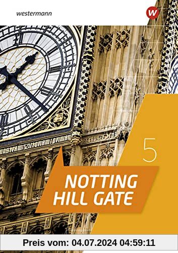Notting Hill Gate / Notting Hill Gate - Ausgabe 2022: Ausgabe 2022 / Workbook 5 mit Audio-Download