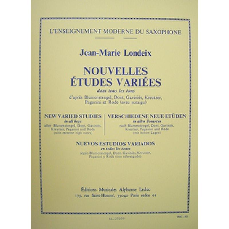 Nouvelles etudes variees dans tous le tons