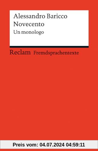 Novecento: Un monologo (Fremdsprachentexte)