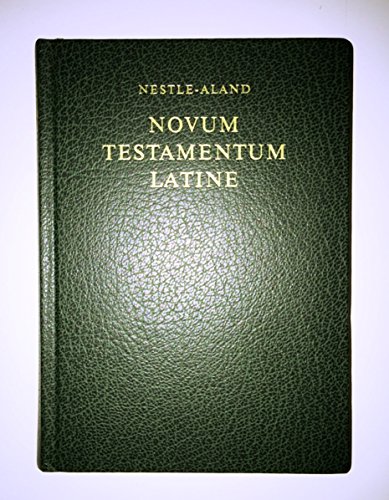 Novum Testamentum Latine: Nova Vulgata Bibliorum Sacrorum von Deutsche Bibelges.