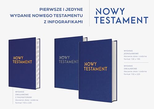 Nowy Testament z infografikami: Skład dwułamowy wersja srebrna von Święty Wojciech