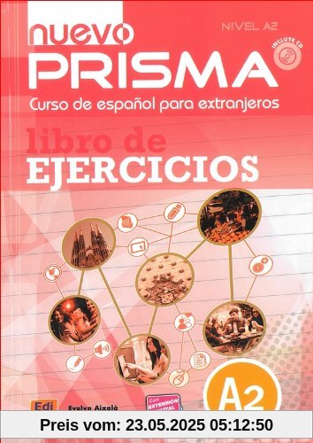 Nuevo Prisma A2 Exercises Book Cd