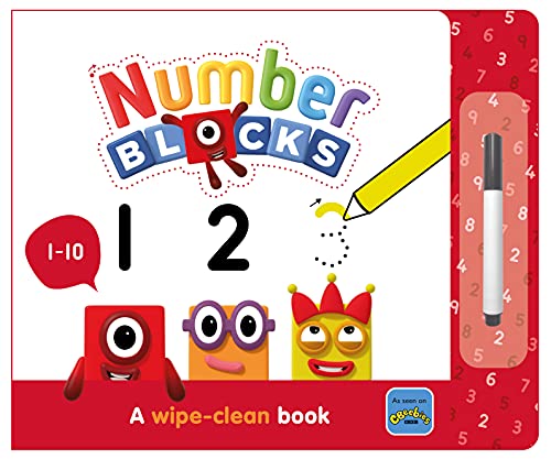 Numberblocks 1-10: A Wipe-Clean Book and Pen - Learn to Write Numbers for Preschool Ages 3-6