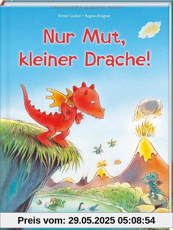 Nur Mut, kleiner Drache!: Ein Bilderbuch mit Pappseiten