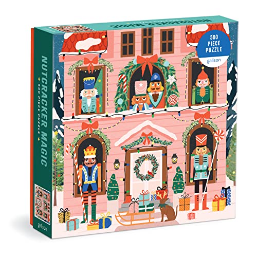 Galison Mudpuppy 9780735379596 Nutcracker Magic Piece Nussknacker Puzzle 500 Teile, Mehrfarbig Galison Mudpuppy 9780735379596 Nutcracker Magic Piece Nussknacker Puzzle 500 Teile, Mehrfarbig