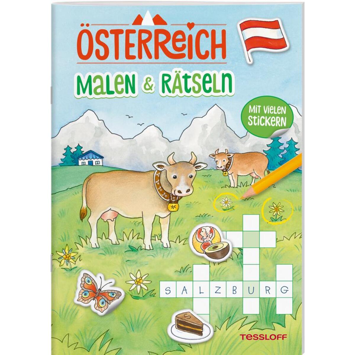 ÖSTERREICH. Malen & Rätseln ÖSTERREICH. Malen & Rätseln von Tessloff Verlag