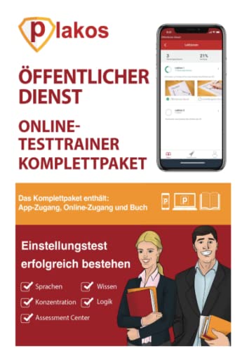 Einstellungstest Öffentlicher Dienst: Eignungstest und Auswahlprüfung erfolgreich bestehen | Über 1.000 Aufgaben und Fragen mit Lösungen zum Üben: ... Logik, Konzentration, Sprache Einstellungstest Öffentlicher Dienst: Eignungstest und Auswahlprüfung erfolgreich bestehen | Über 1.000 Aufgaben und Fragen mit Lösungen zum Üben: ... Logik, Konzentration, Sprache