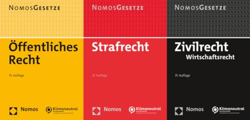 Öffentliches Recht - Strafrecht - Zivilrecht: Textsammlung von Nomos Verlagsges.MBH + Co