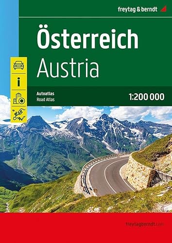 Österreich, Autoatlas 1:200.000, freytag & berndt (freytag & berndt Autoatlanten) von FREYTAG-BERNDT UND ARTARIA