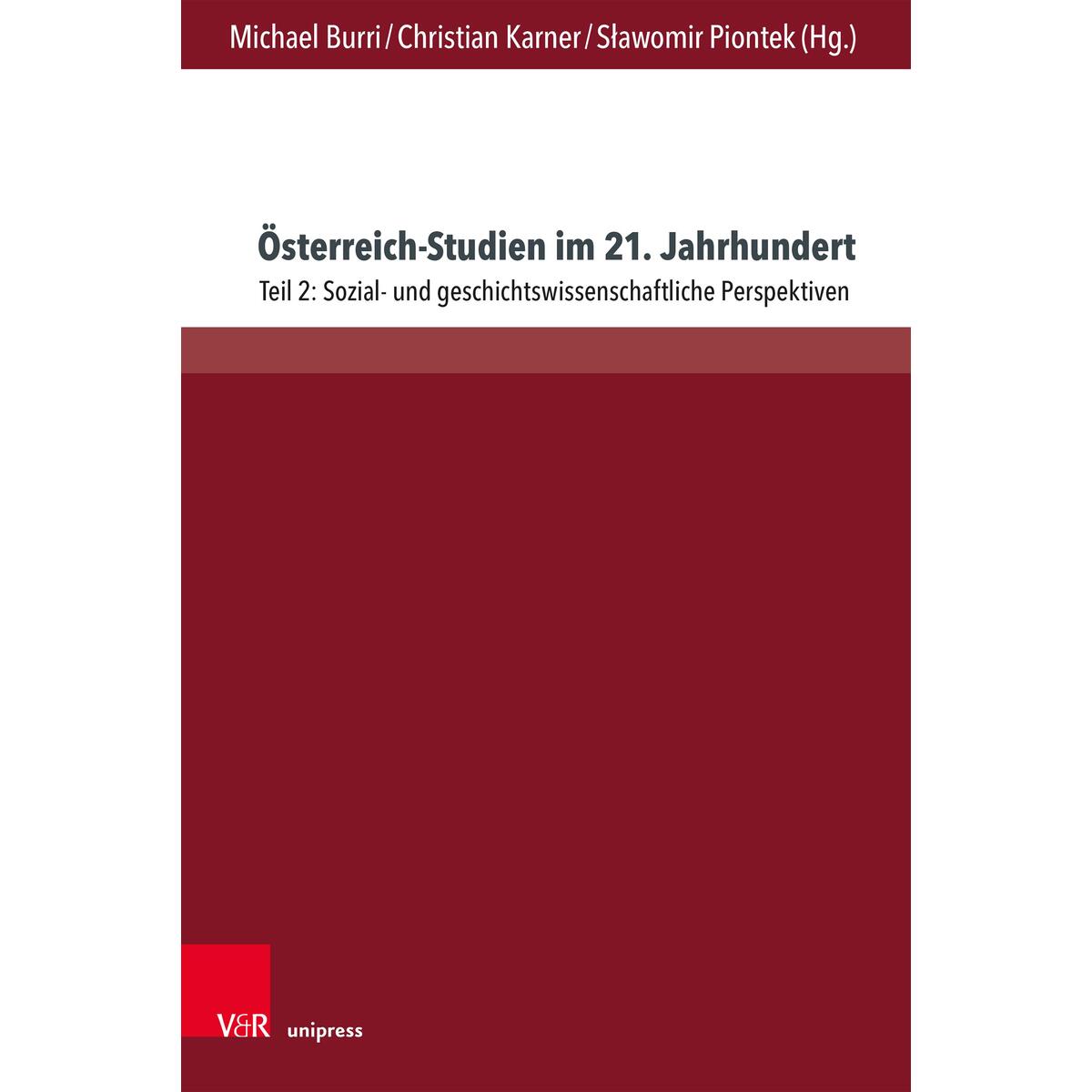 Österreich-Studien im 21. Jahrhundert Österreich-Studien im 21. Jahrhundert von V & R Unipress GmbH