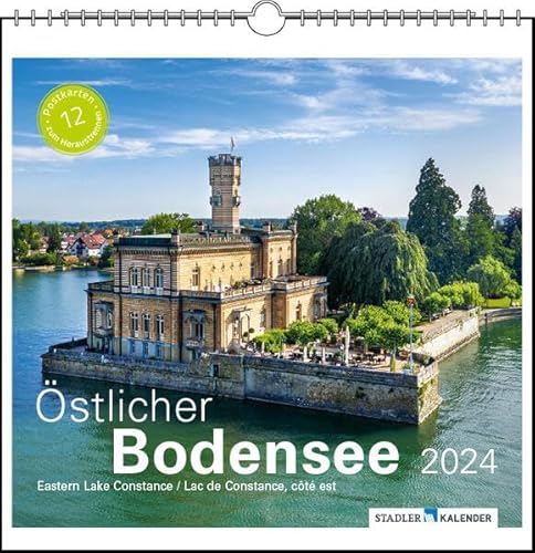 Östlicher Bodensee 2024: Postkarten-Tischkalender von Stadler Kalender