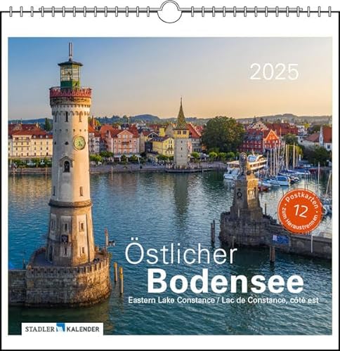 Östlicher Bodensee 2025: Postkarten-Tischkalender von Stadler Kalender