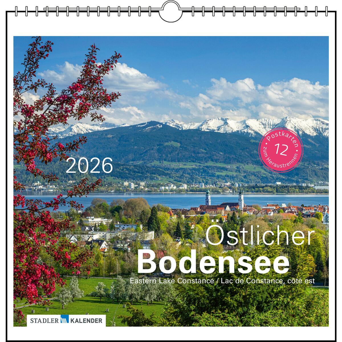 Östlicher Bodensee 2026 von Stadler Kalender