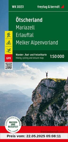 Ötscherland, Wander-, Rad- und Freizeitkarte 1:50.000, freytag & berndt, WK 0031: Mariazell - Erlauftal - Melker Alpenvorland, mit Infoguide, GPX ... (freytag & berndt Wander-Rad-Freizeitkarten)
