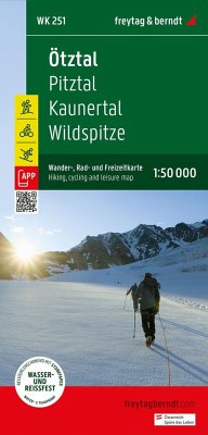 Ötztal, Wander-, Rad- und Freizeitkarte 1:50.000, freytag & berndt, WK 251 von Freytag-Berndt u. Artaria