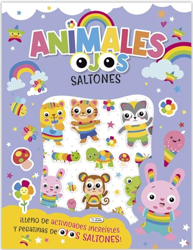 OJOS SALTONES STICKERS BOOK - ANIMALES von Ediciones Saldaña, S.A.